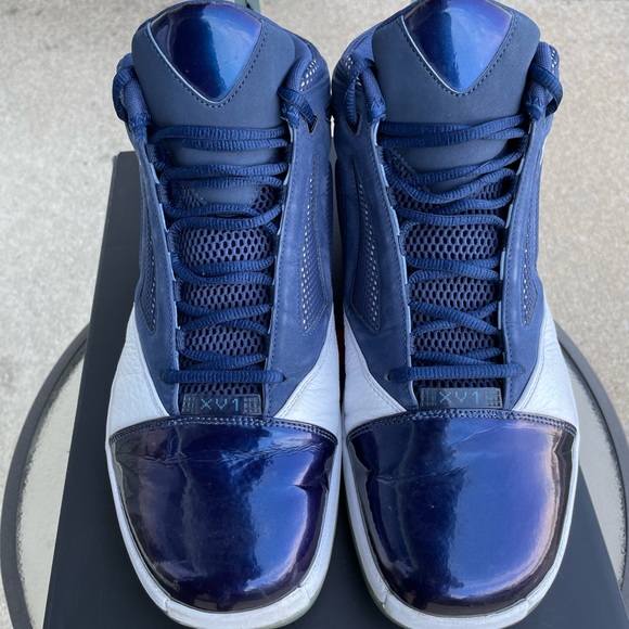 The Air Jordan 16 Retro Midnight Navy 2016 used size 13, no price change. - Picture 7 of 11